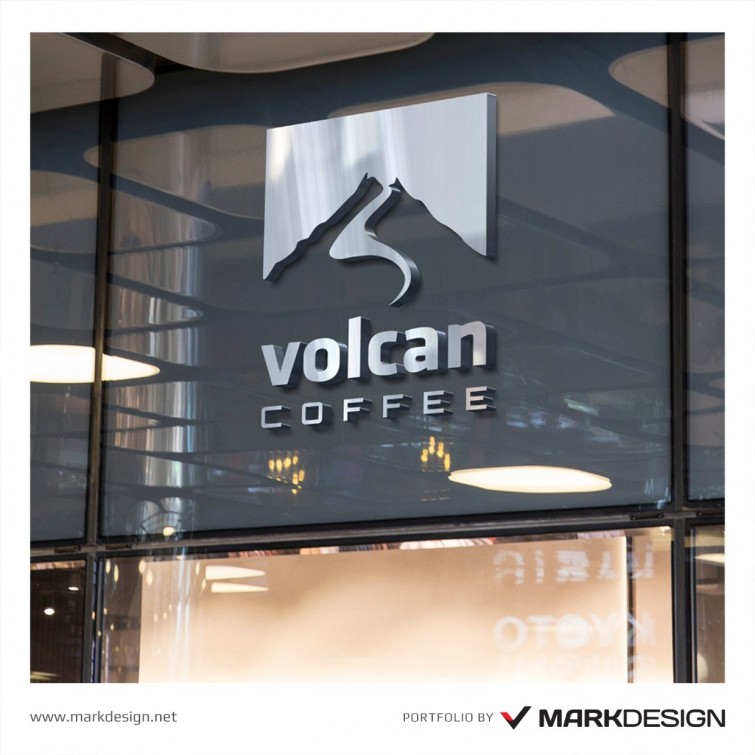 volcan-coffee-logo-design