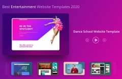 website-entertainment - Web design surabaya