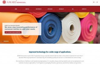 desain-web-amari-non-woven-website-jakarta - Web design surabaya