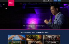 new-life-church-website-design-surabaya-jakarta - Web design surabaya