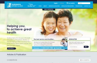 surabaya-spine-clinic-website-design-jakarta-surabaya - Web design surabaya