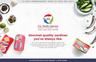 pasific-harvest-cannery-website-design-jakarta-surabaya - Web design surabaya