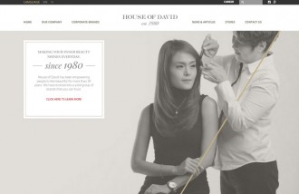 house-of-david-salon-website-design-surabaya-jakarta - Web design surabaya