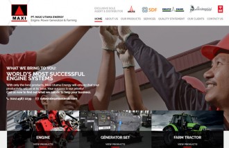 maxi-utama-energy-jakarta-website-design-jakarta-surabaya - Web design surabaya