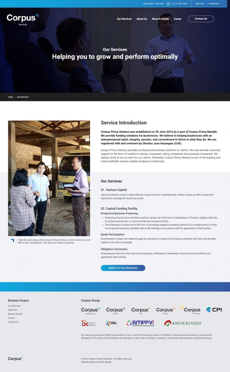 corpus-ventura-website-design-jakarta-surabaya