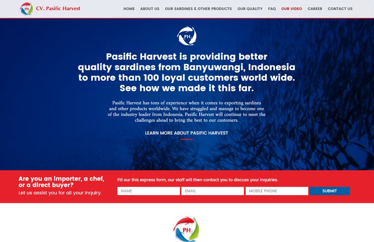 pasific-harvest-cannery-website-design-jakarta-surabaya