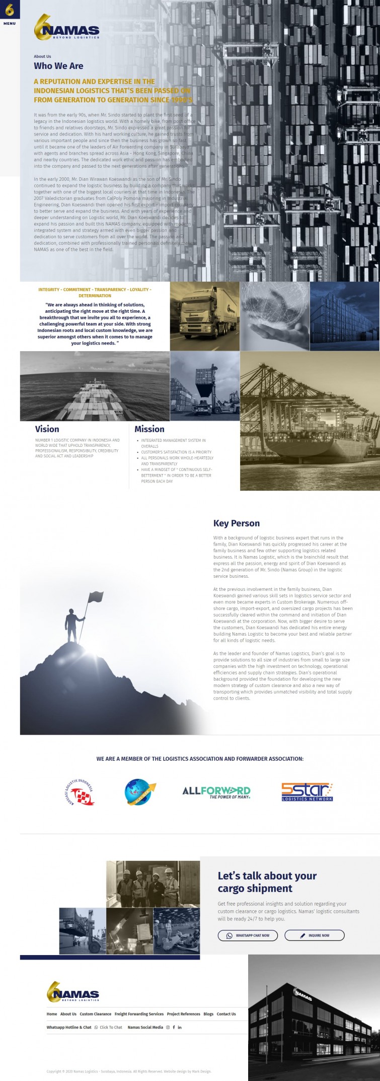 namas-logistics-web-design-surabaya
