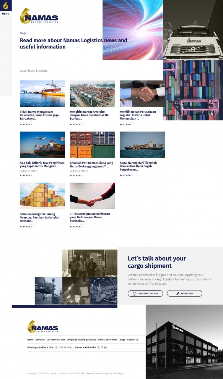 namas-logistics-web-design-surabaya
