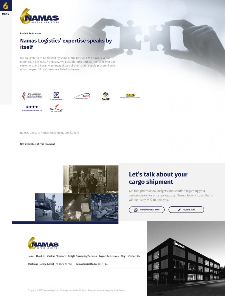 namas-logistics-web-design-surabaya