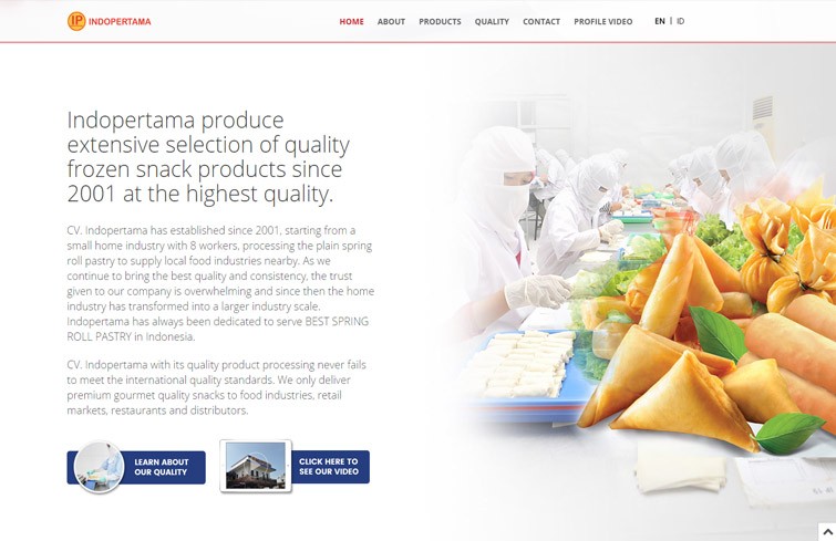 indopertama-spring-roll-pastry-website-design-surabaya-jakarta