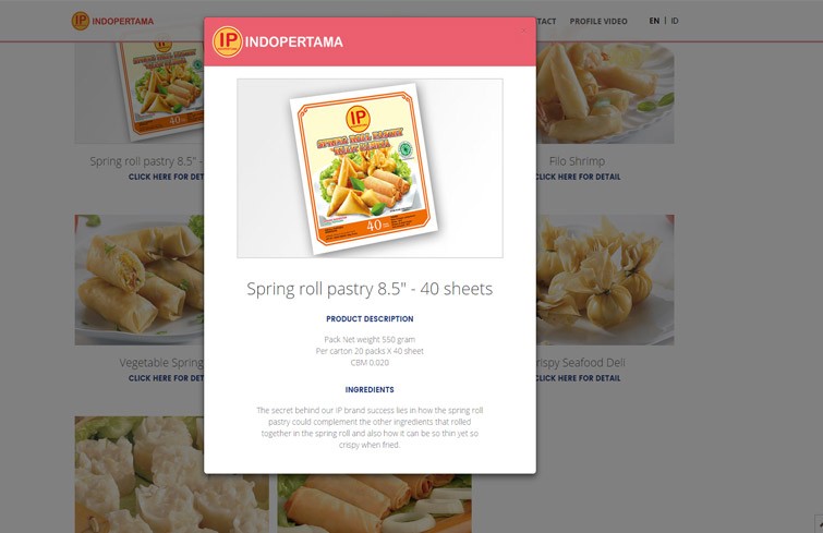 indopertama-spring-roll-pastry-website-design-surabaya-jakarta