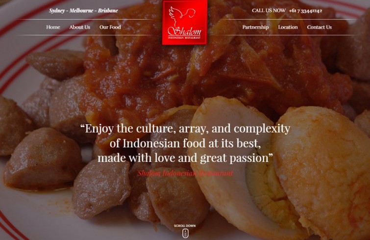 shalom-restaurant-website-design-surabaya-jakarta
