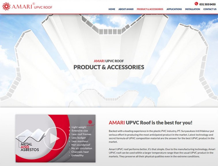 amari-upvc-roof-indonesia-website-design-surabaya-jakarta