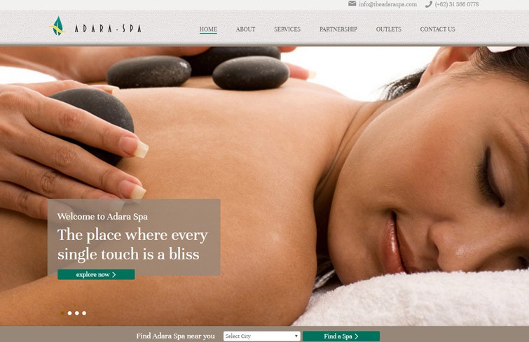 adara-spa-website-design-jakarta-surabaya