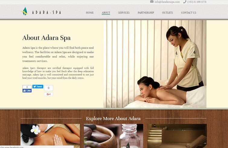 adara-spa-website-design-jakarta-surabaya
