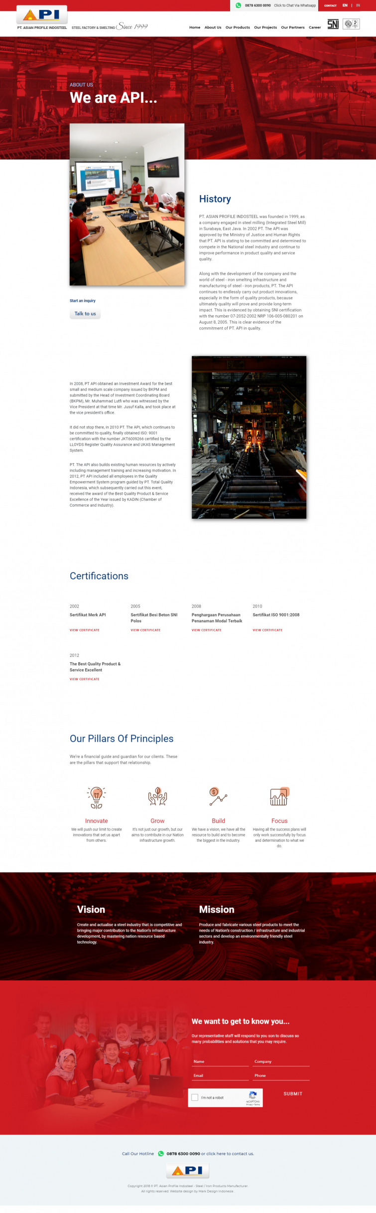 pt-asian-profile-indosteel-website-design-jakarta-surabaya