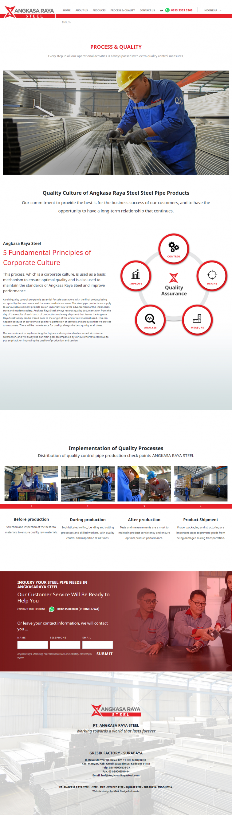 pt-angkasa-raya-steel-website-design-surabaya-jakarta