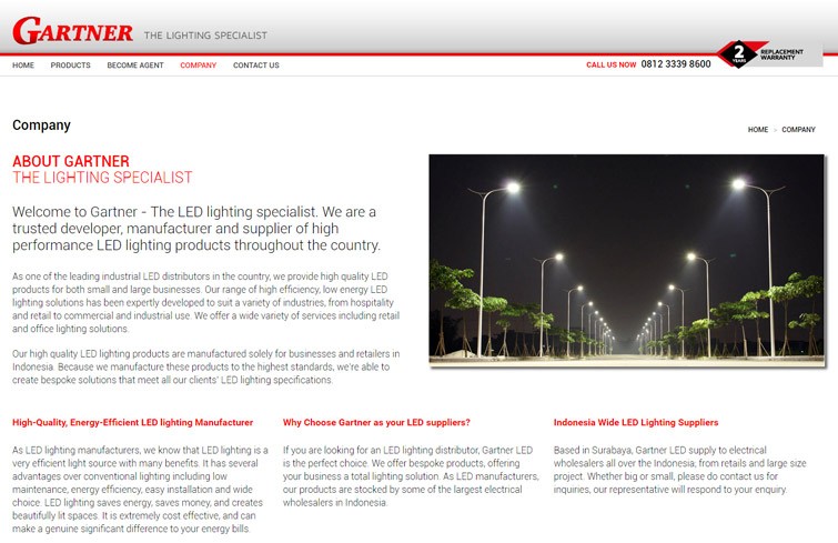 gartner-lighting-website-design-jakarta-surabaya