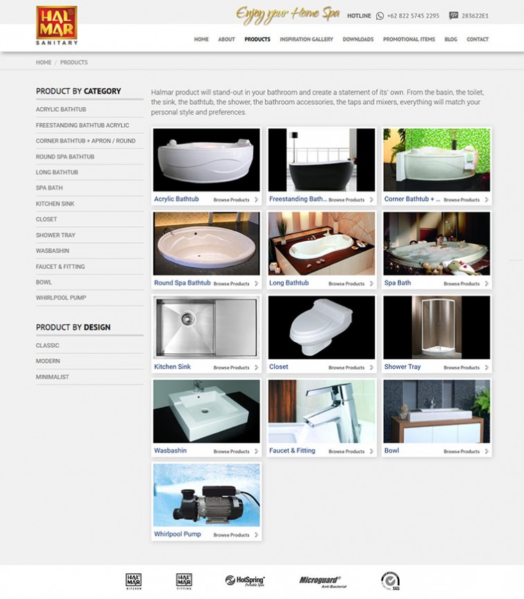 halmar-sanitary-jakarta-surabaya-website-design