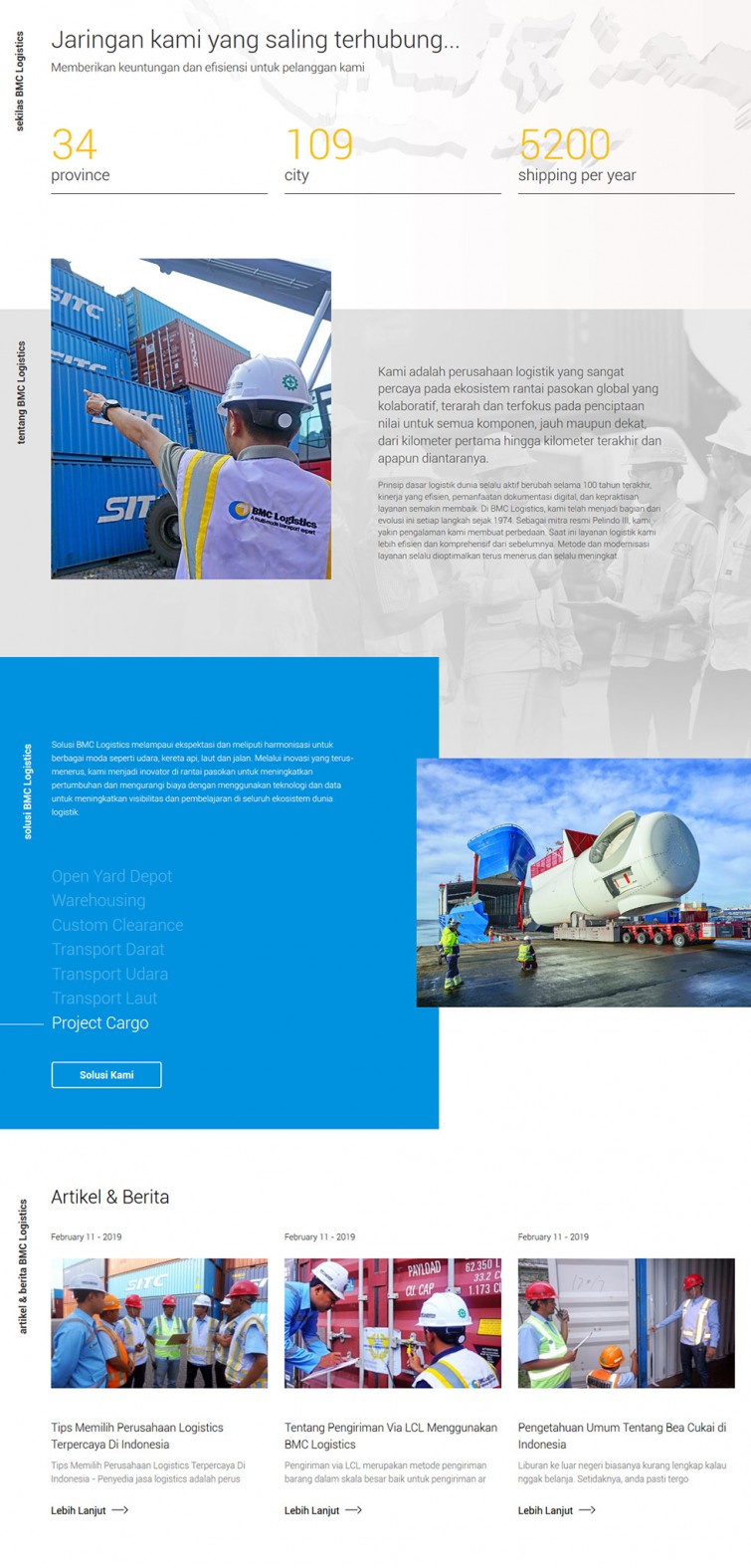 pelindo-logistic-website-design-jakarta-surabaya