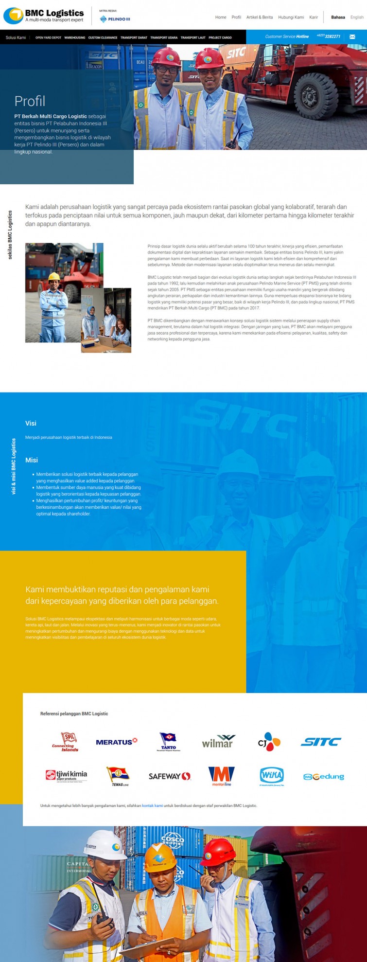 pelindo-logistic-website-design-jakarta-surabaya