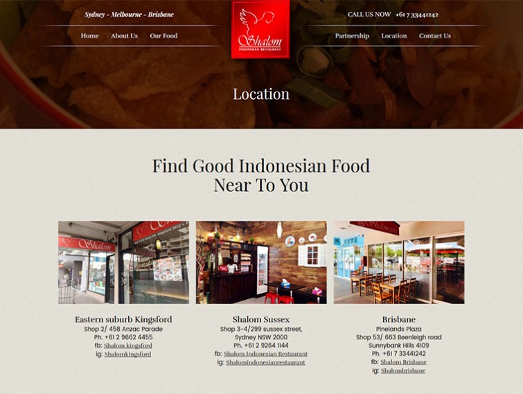 shalom-restaurant-website-design-surabaya-jakarta