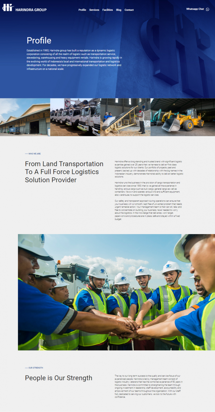 harindra-group-website-design-surabaya-jakarta