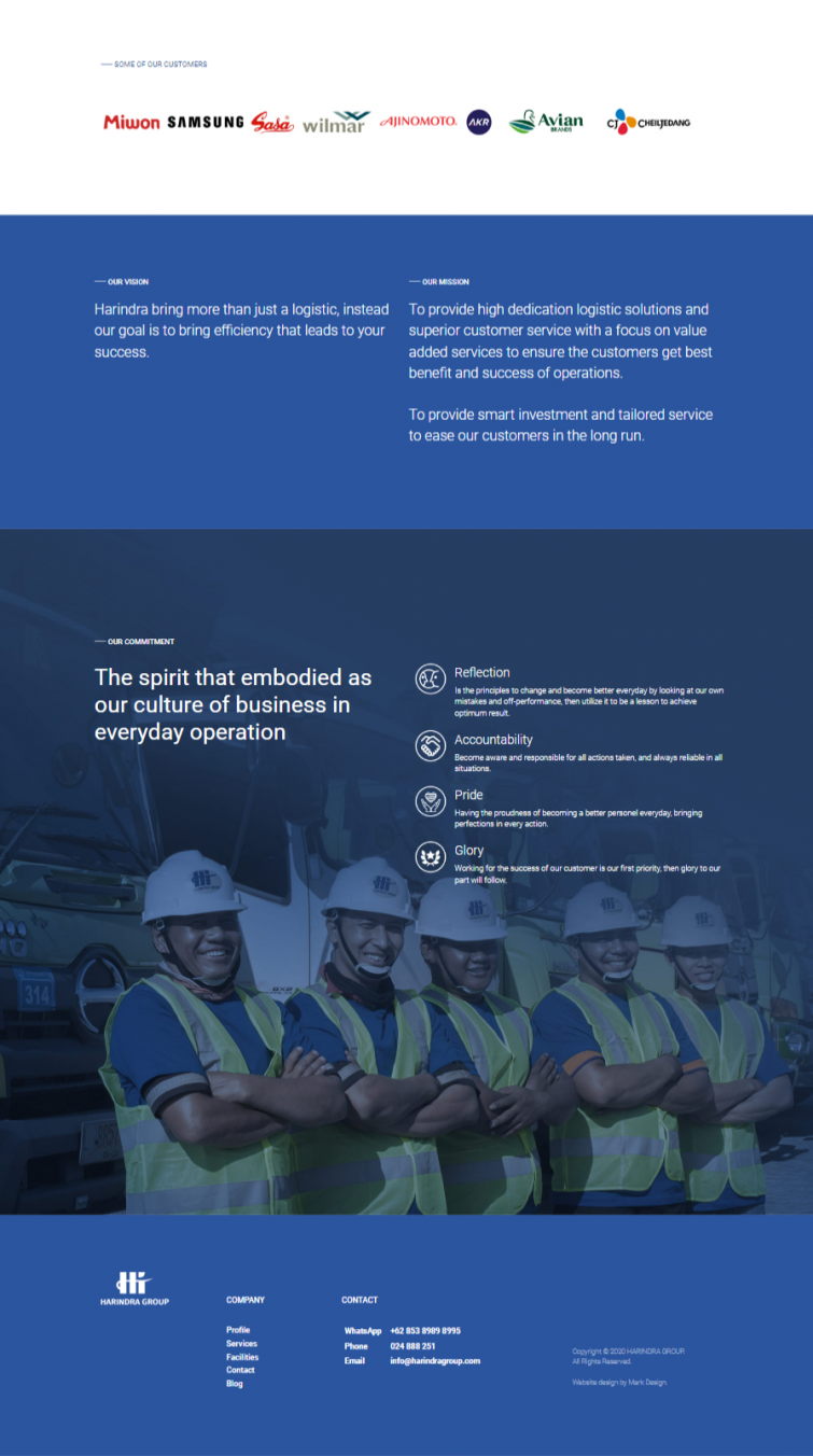 harindra-group-website-design-surabaya-jakarta