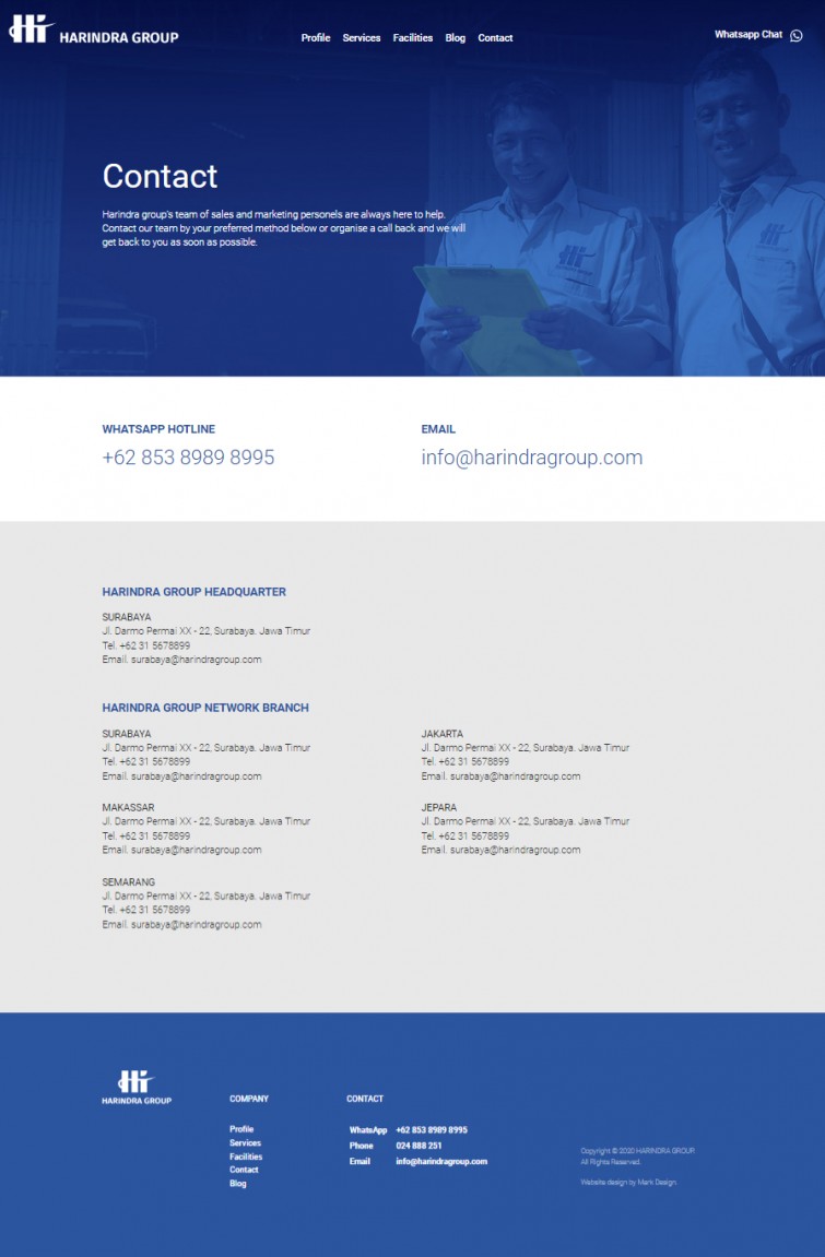 harindra-group-website-design-surabaya-jakarta