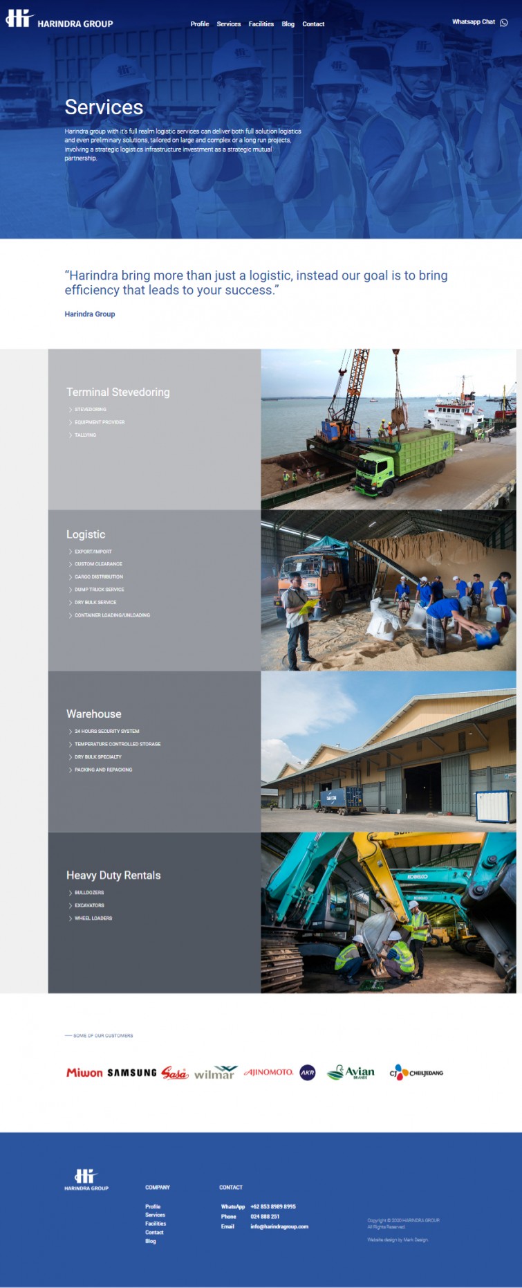 harindra-group-website-design-surabaya-jakarta