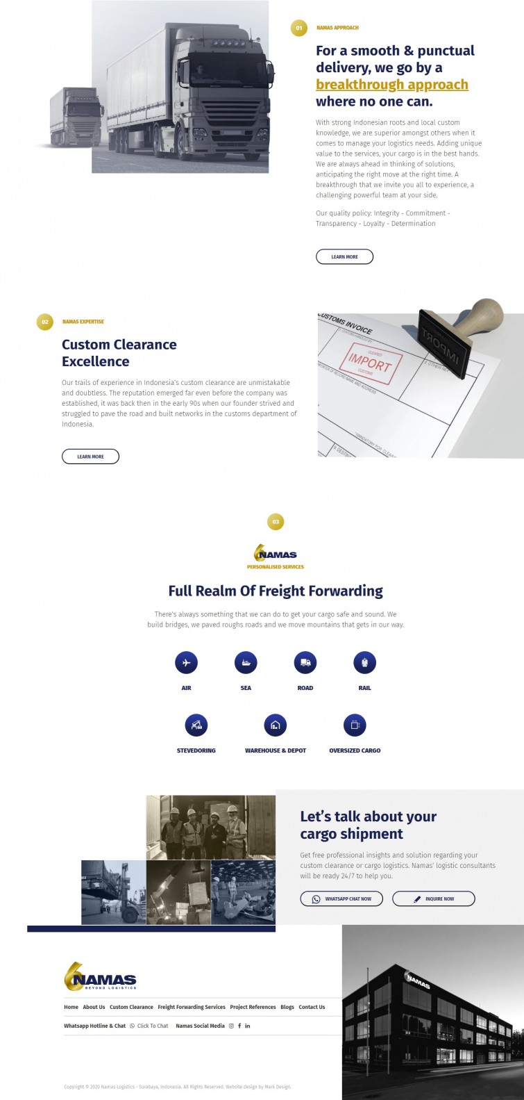 namas-logistics-web-design-surabaya