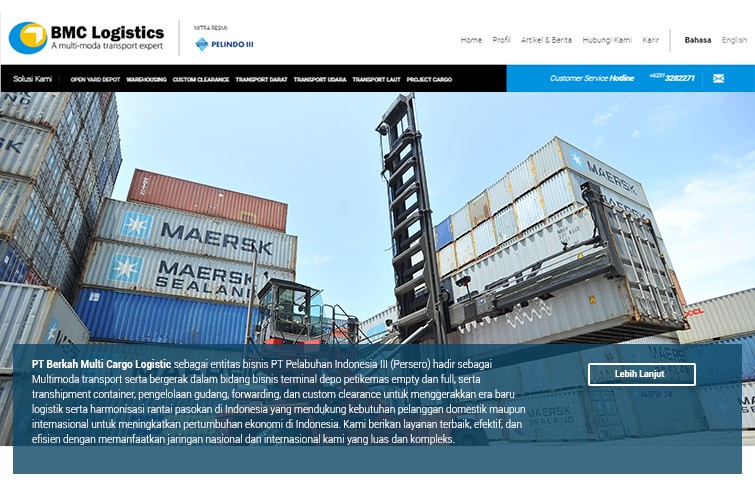 pelindo-logistic-website-design-jakarta-surabaya